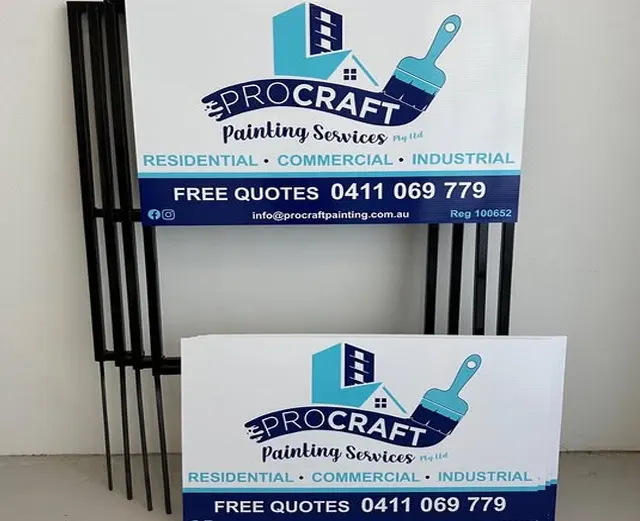Corflute Signage in Perth